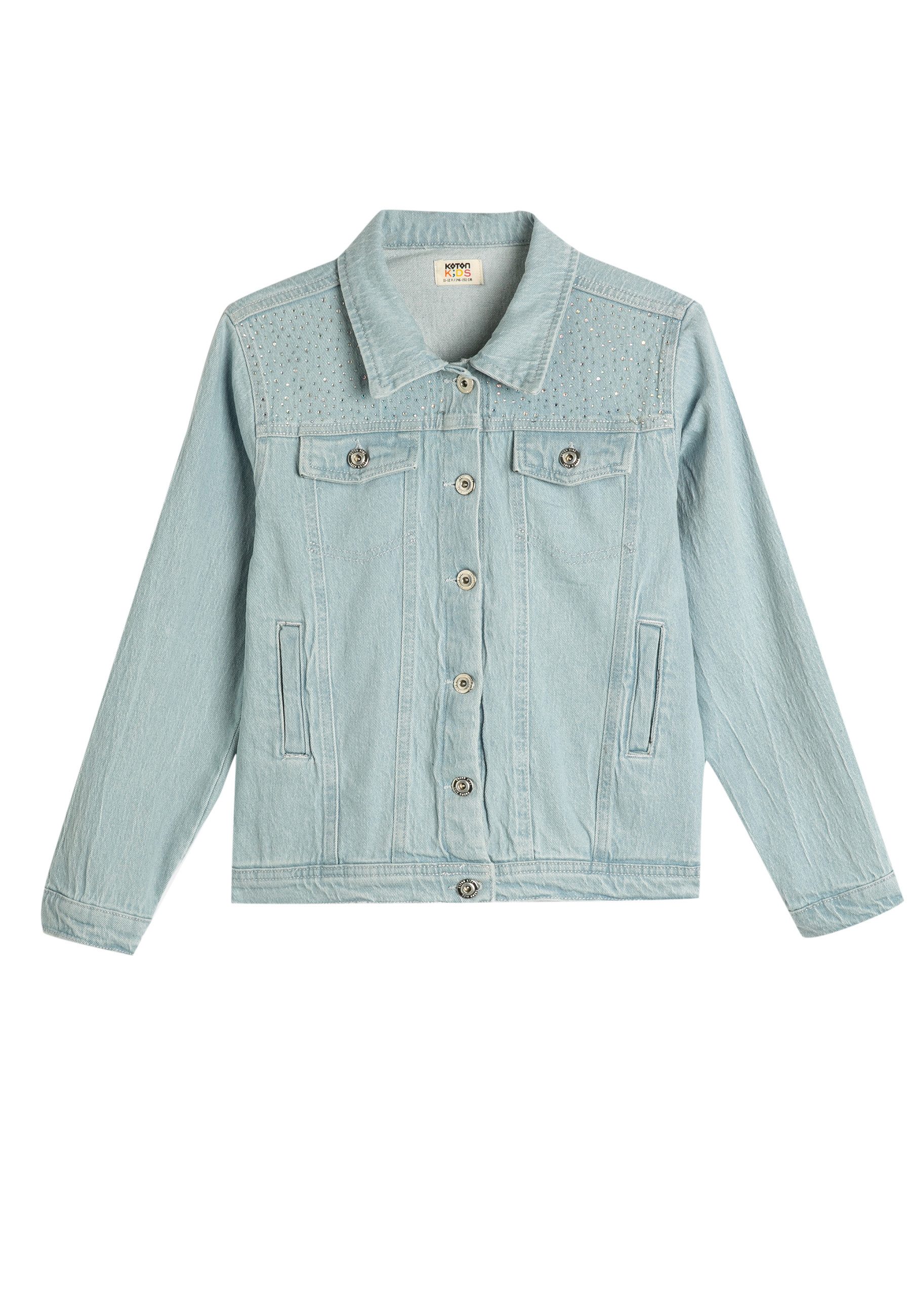 Koton Jeansblazer Denim Basic Jeansblazer