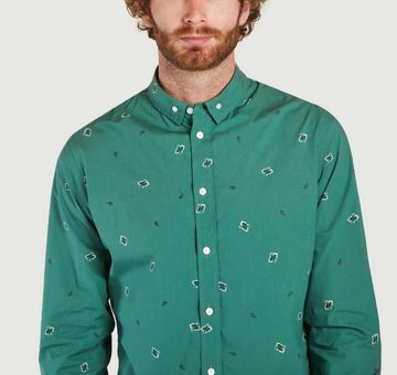 KENZO Langarmhemd KENZO Shirt Bandana Print Button-Down Hemd T-shirt Button-Down Icon He