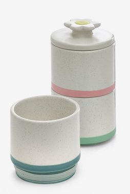 Next Vorratsglas Set mit 3 stapelbaren farbenfrohen Vorratsgläsern, Keramik, (1-tlg)