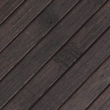 Teppich Teppich Rechteckig Dunkelbraun 60x100 cm Bambus, vidaXL, Rechteckig