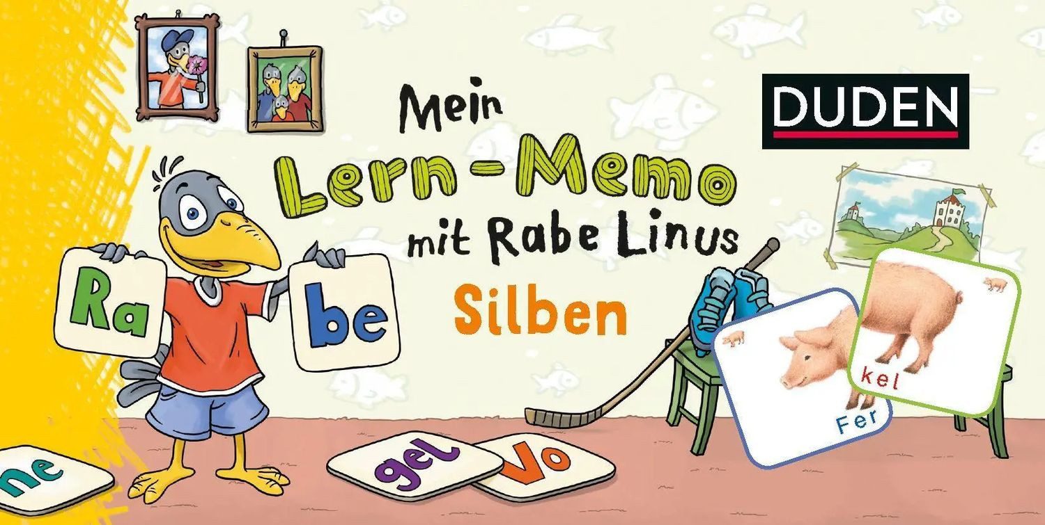 Duden Spiel Mein Lern-Memo mit Rabe Linus - Silben VE 3
