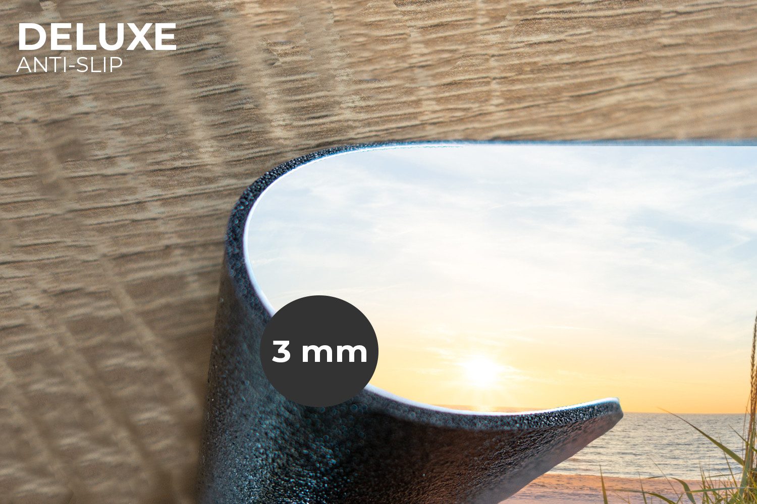 MuchoWow Platzset Strand - Sonne - Düne - Gras - Sand - Horizont, (6-St), P günstig online kaufen