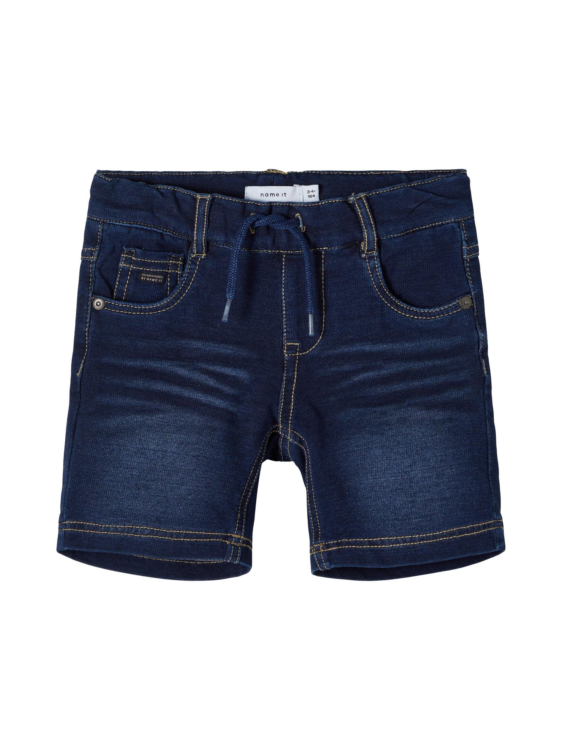 Name It Jeansshorts Name It Jungen Sweat-Denim-Jeans im 5-Pocket-Style