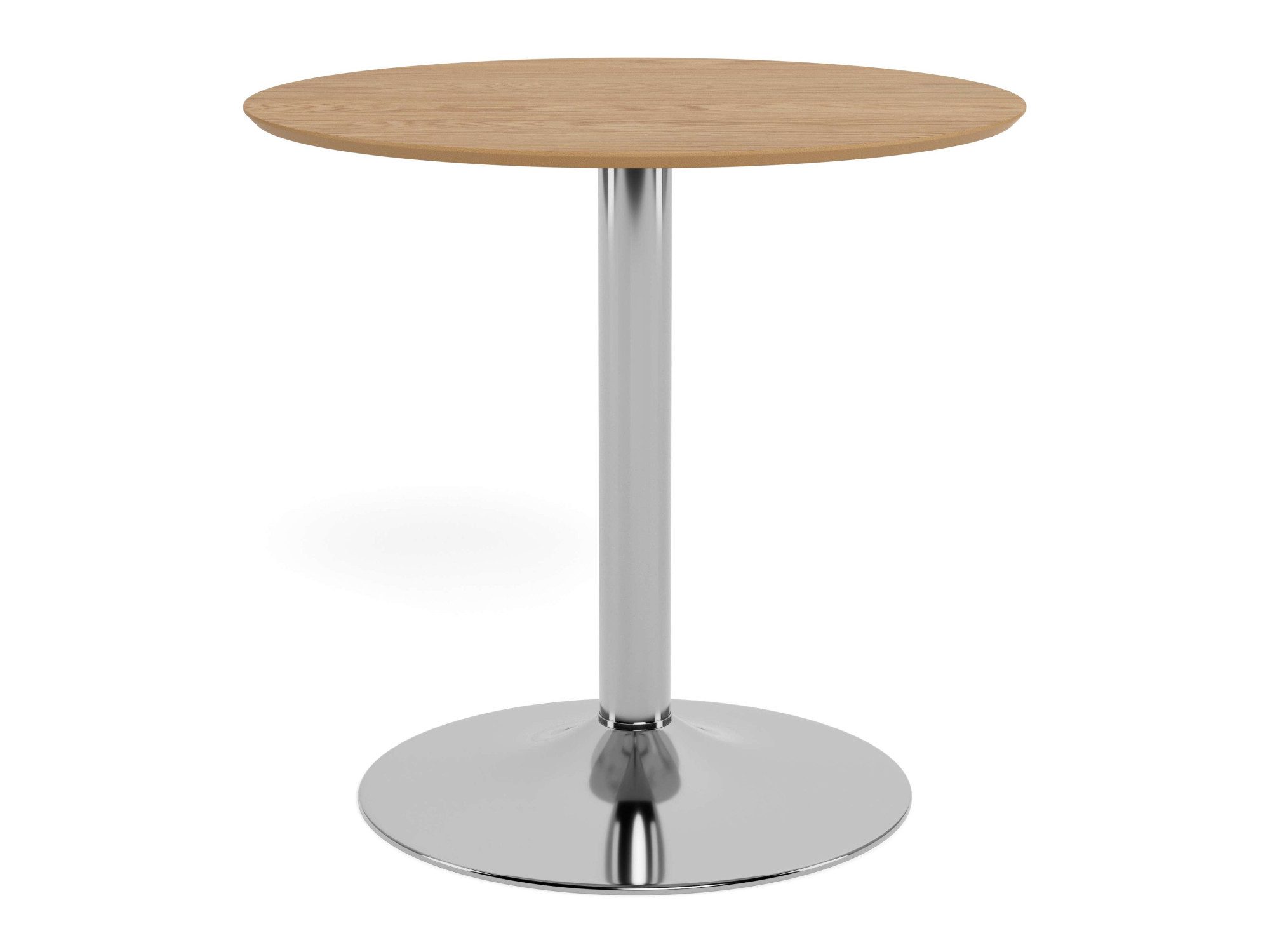 ACTONA GROUP Bartisch Ibiza, Bistrotisch, Tisch,Eiche,Chrom Stahl,80x74cm