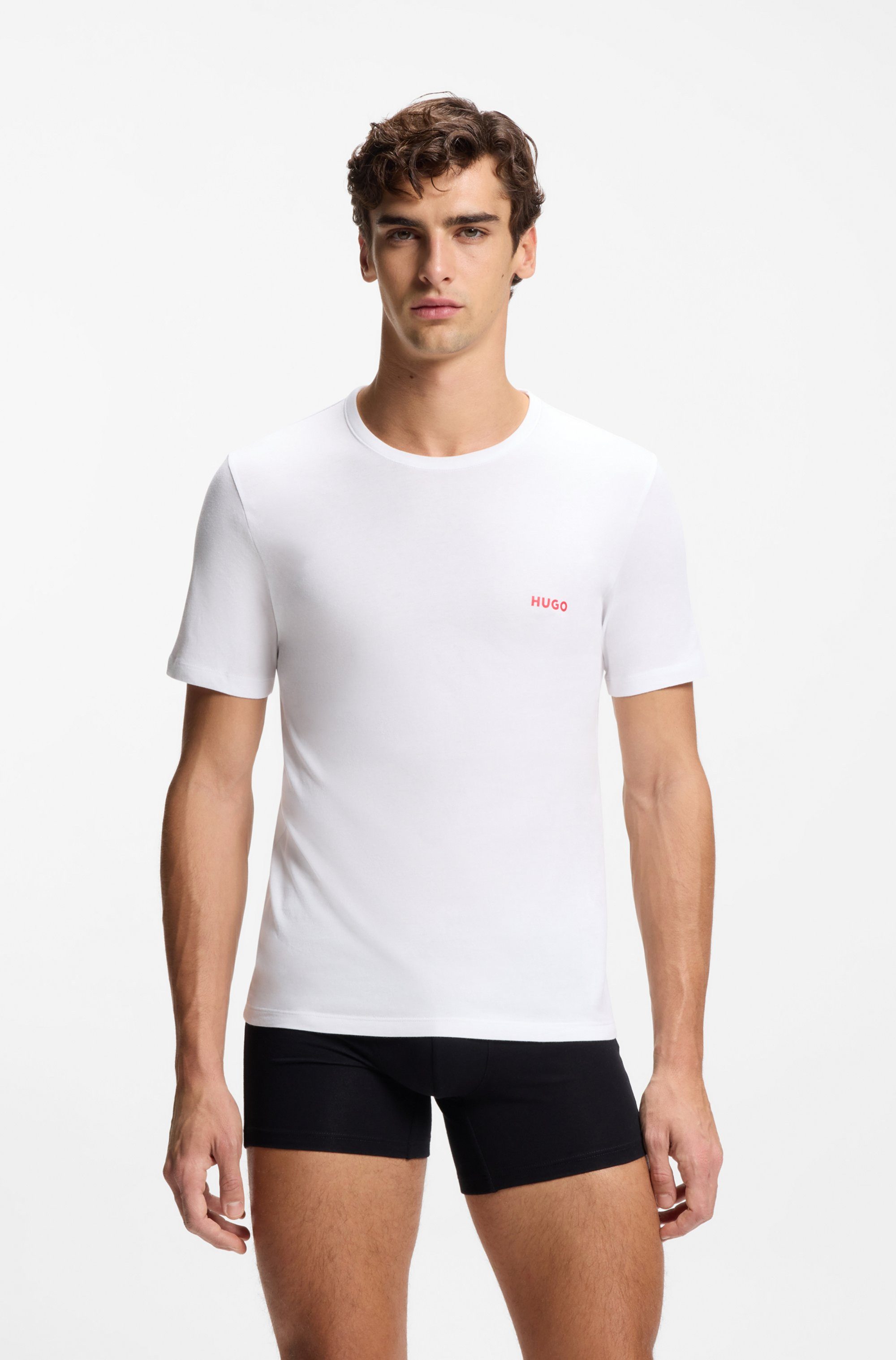 HUGO T-Shirt RN TRIPL (Packung, 3-tlg) mit Rundhalsausschnitt günstig online kaufen