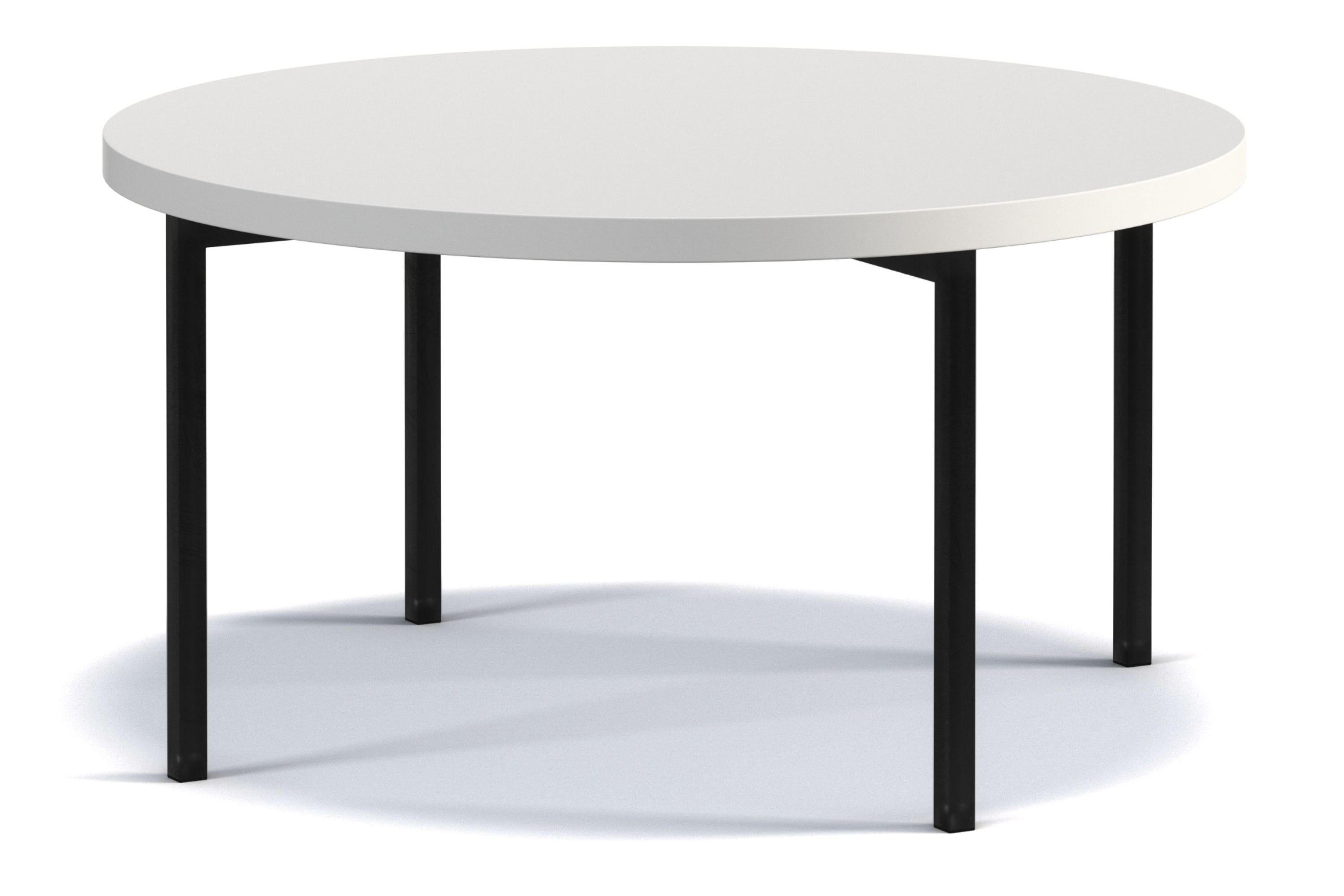KONSIMO® Couchtisch Couchtisch GERIS, Loft-Stil, mit Metallfüßen, industrieller Stil