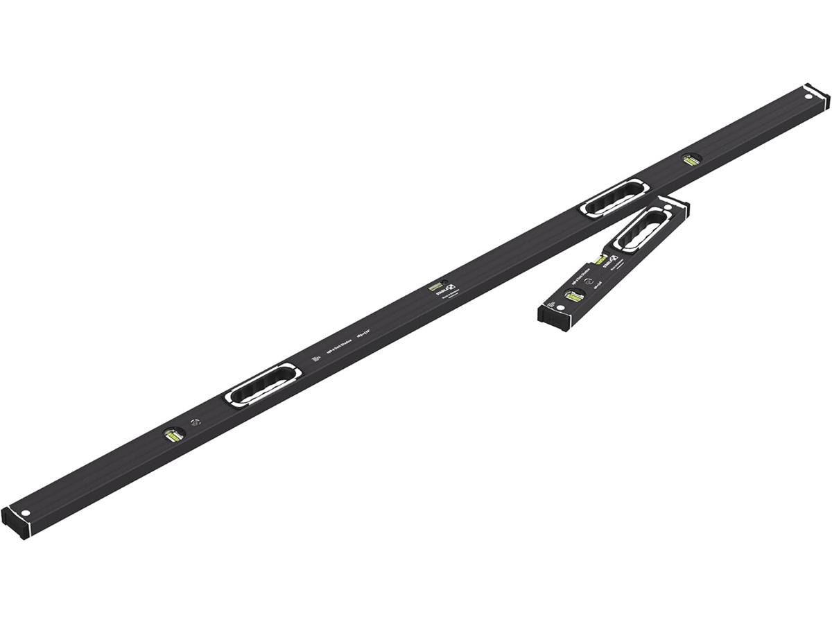 Stabila Wasserwaage 196-2 Set Dark Shadow, 2-teilig: 40 cm, 183 cm, Limited edition