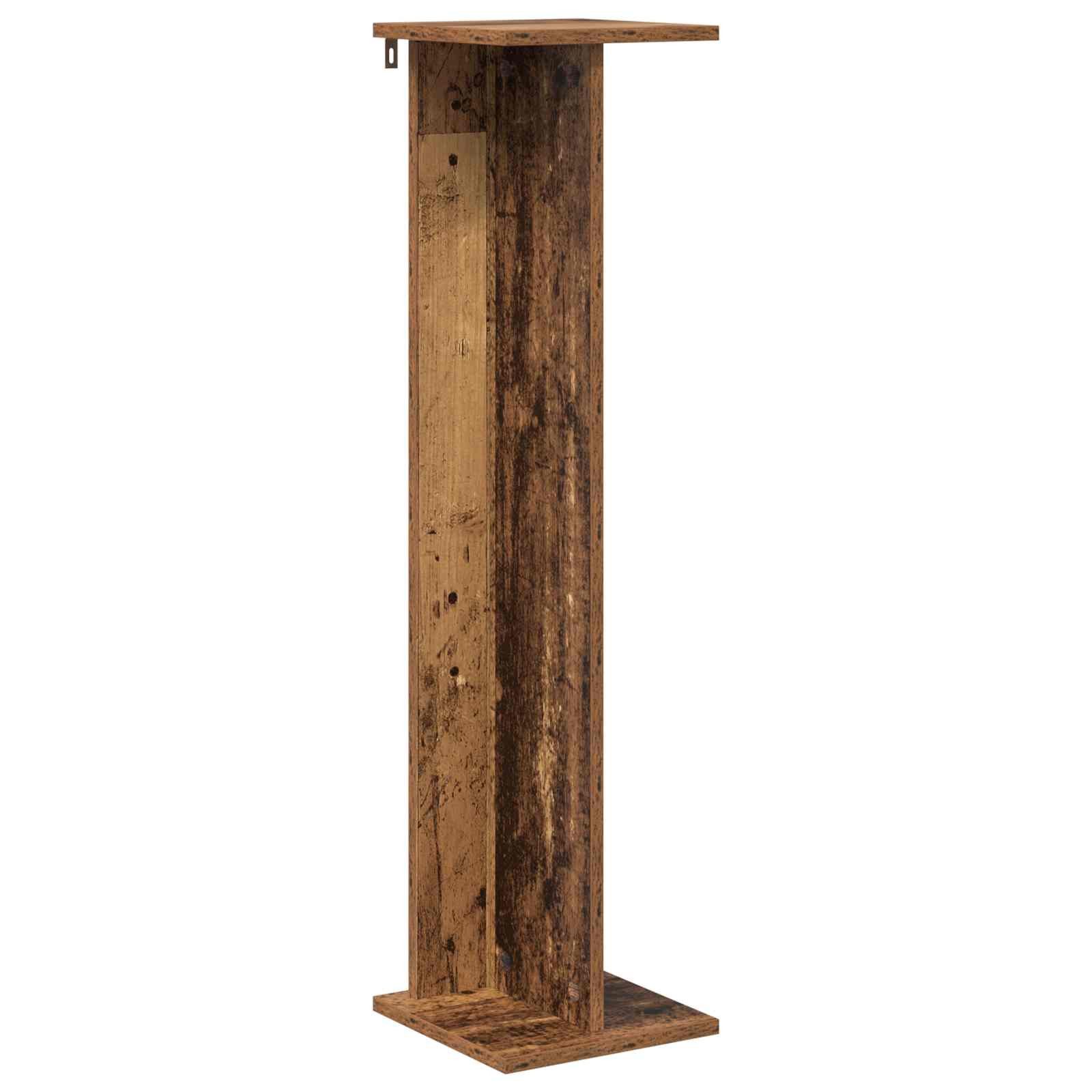 vidaXL Blumenständer Pflanzenständer Altholz 25 x 25,5 x 100,5 cm Holzwerkstoff (1 St)