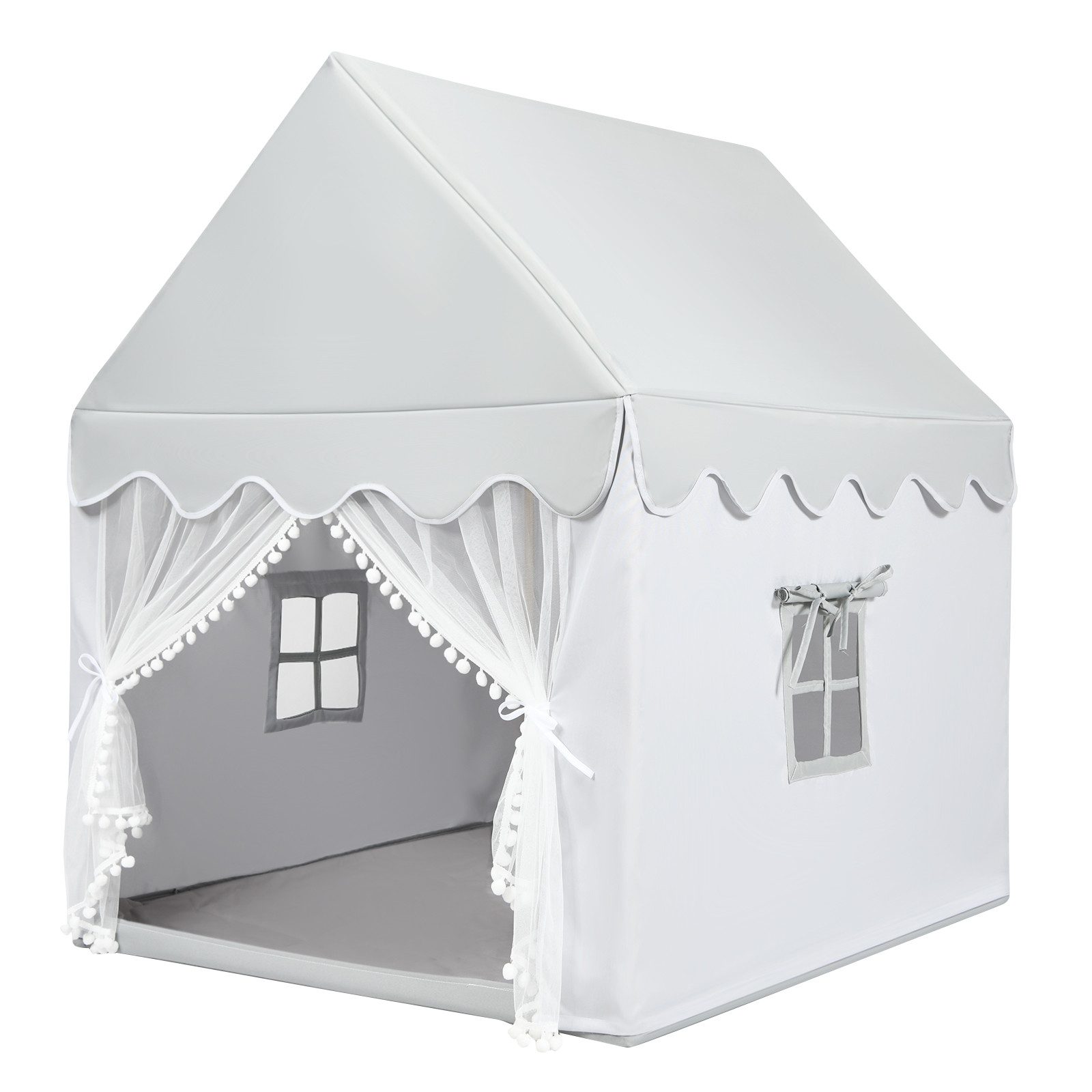 COSTWAY Spielzelt Kinder, mit Baumwolldecke, Fenster 120x105x140cm günstig online kaufen