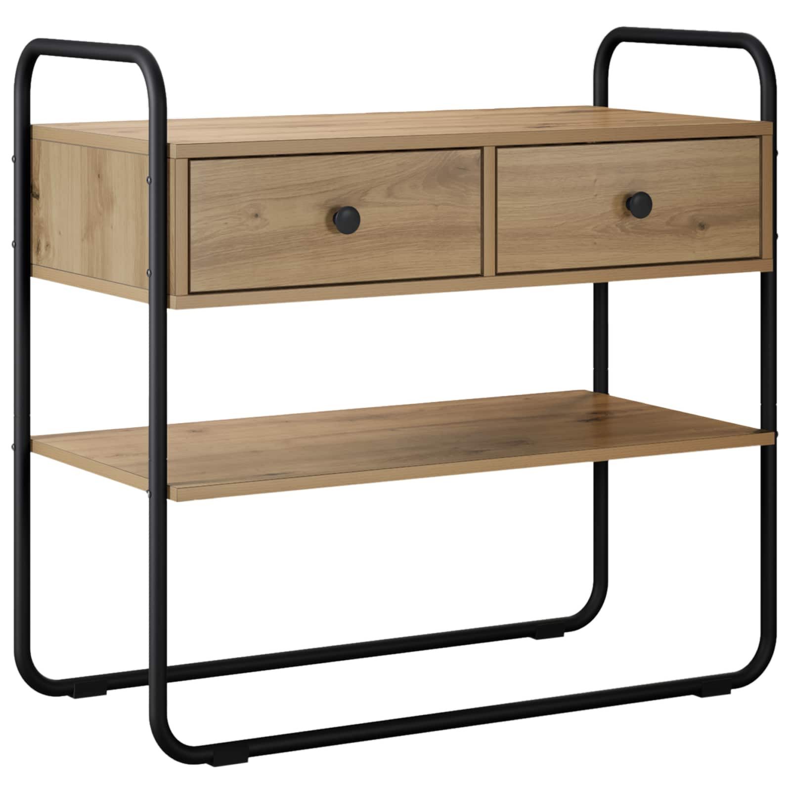 vidaXL Konsolentisch Konsolentisch Artisan-Eiche 100 x 40 x 75 cm Holzwerkstoff (1-St)