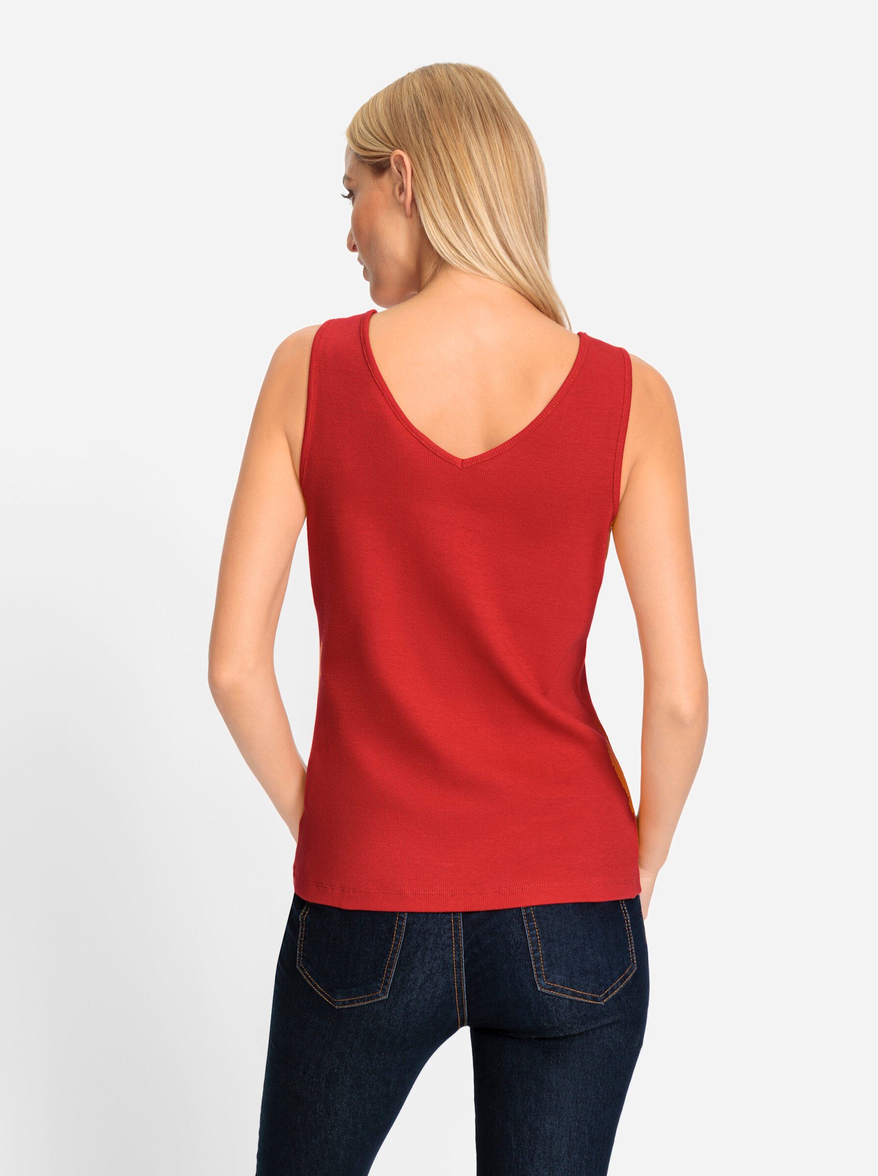 heine Shirttop Trägertop Ärmellos