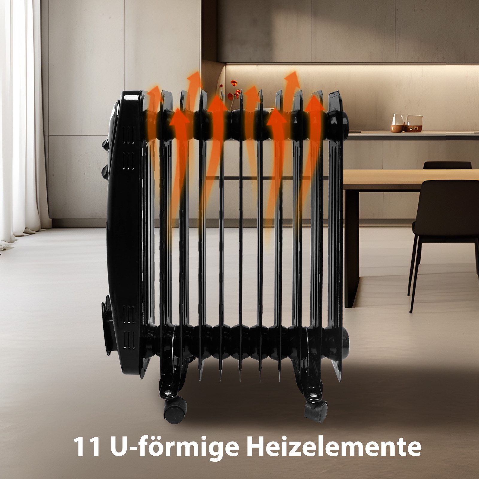 Aigostar Ölradiator 2300W Ölradiator energiesparend Heizkörper günstig online kaufen