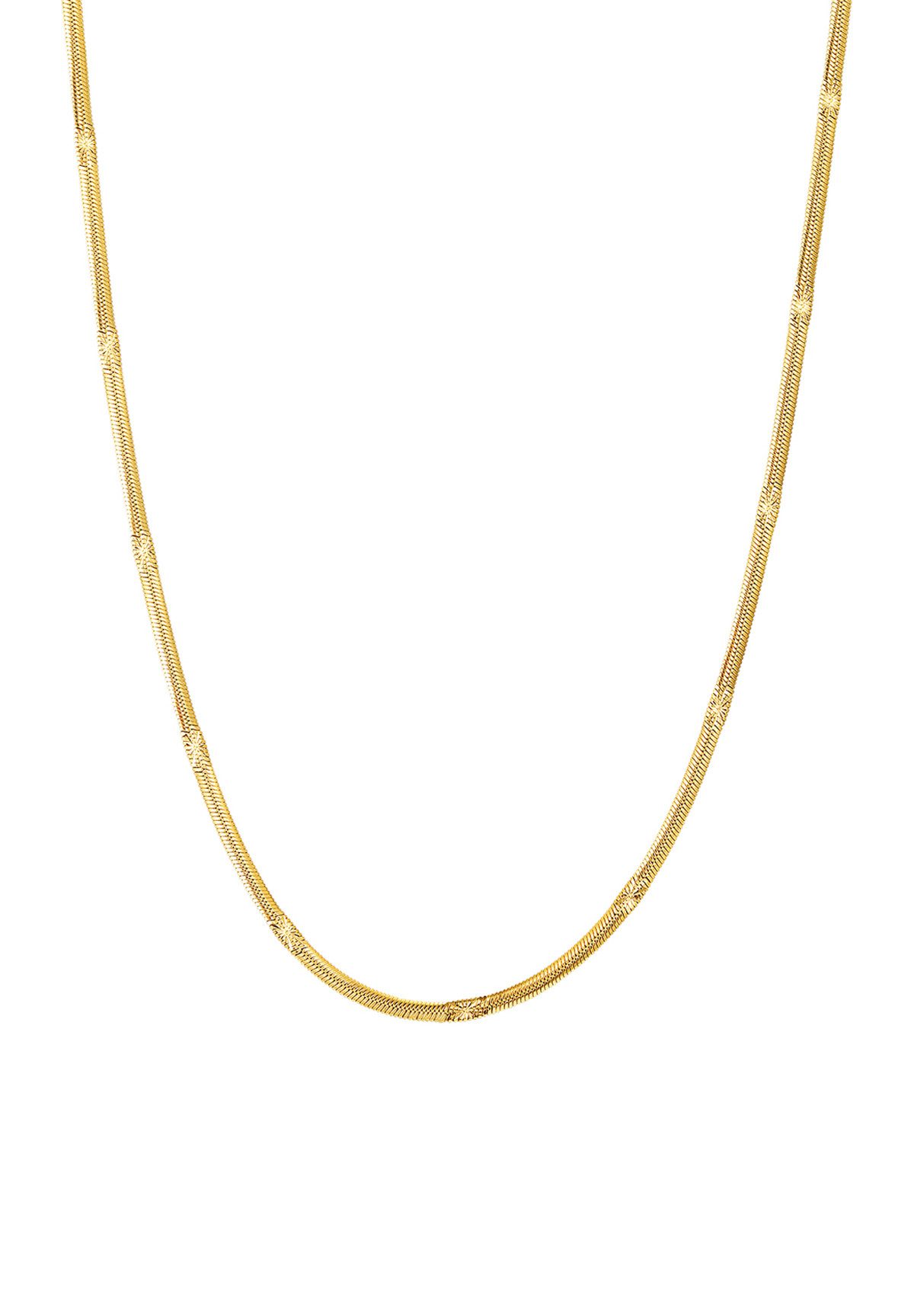 Hey Happiness Schlangenkette Strukturiert, Vergoldet 18K günstig online kaufen