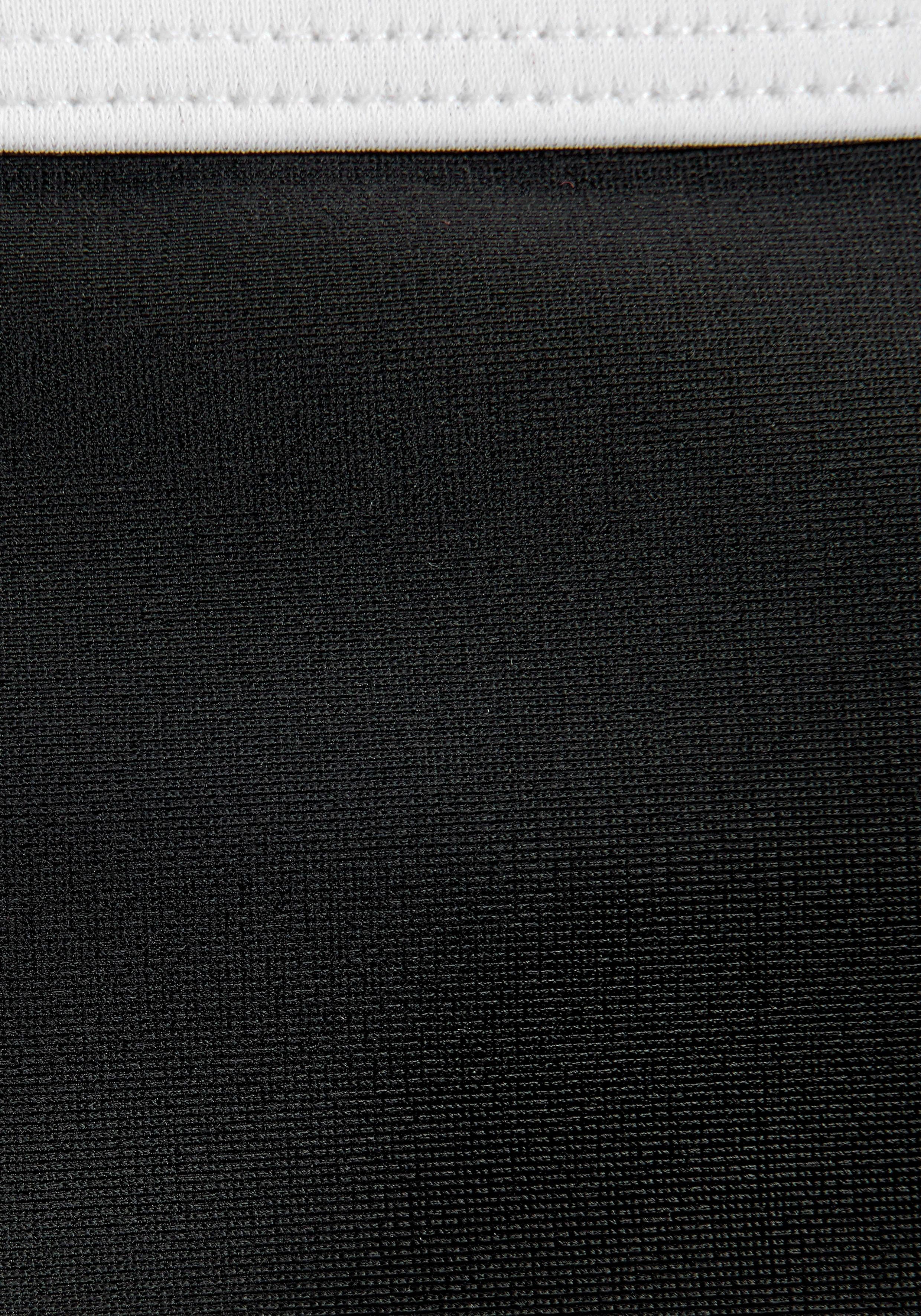 Badeanzug Logoprint schwarz-weiß mit Bench.