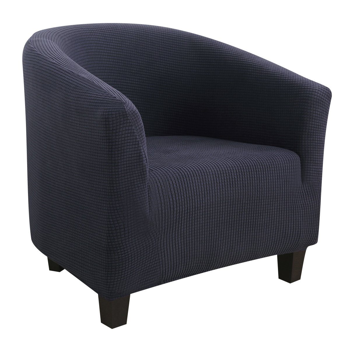 Qelus Hussen-Set Jacquard Schonbezug für Wannenstühle Stretch Stuhlbezug Wohnkultur