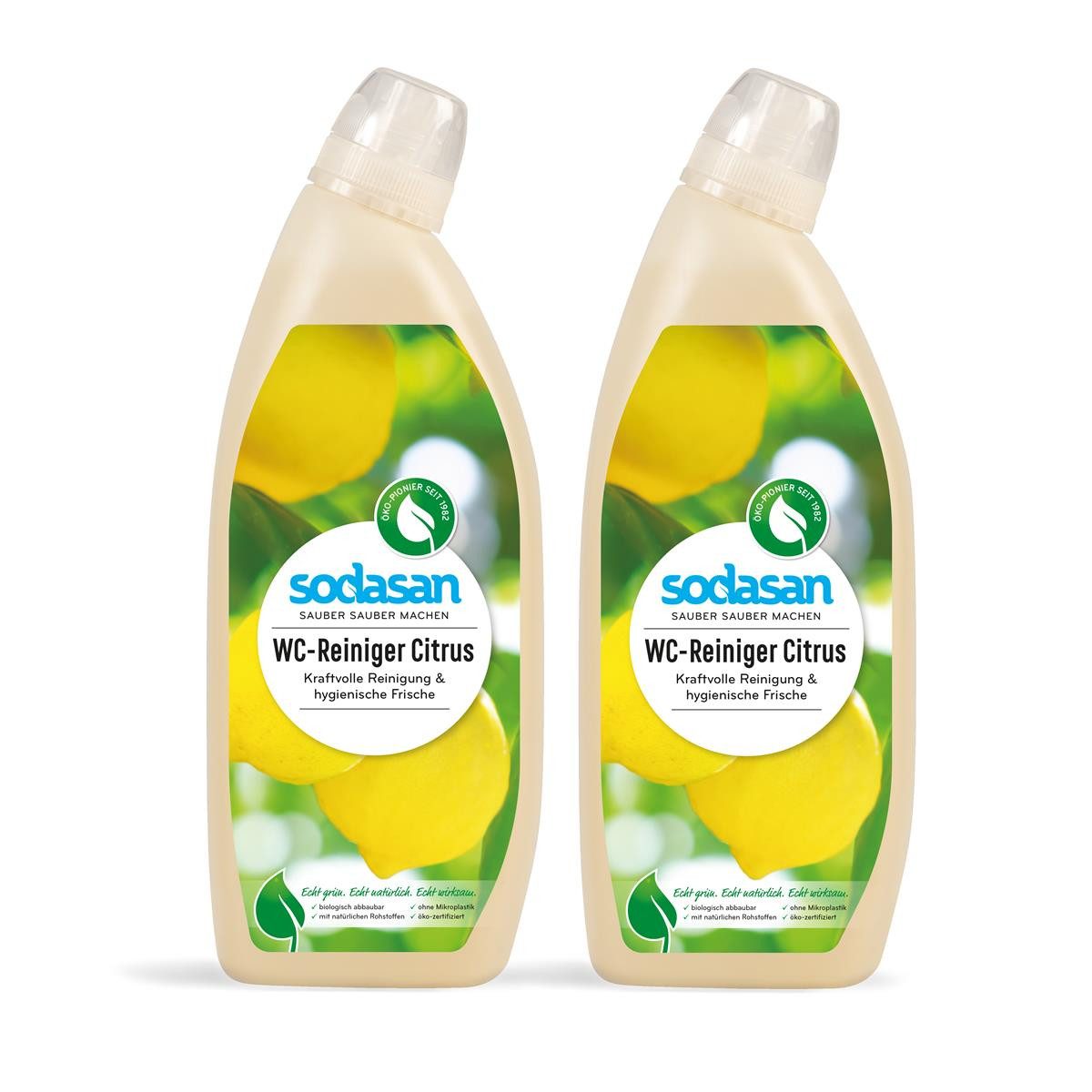Sodasan WC-Reiniger Citrus 0,75L (2er Pack) WC-Reiniger