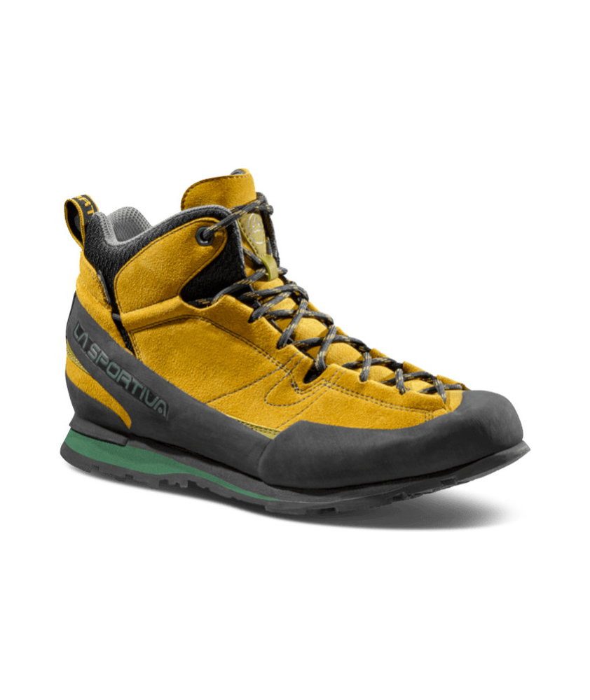La Sportiva Boulder X Mid GTX (Zustieg, wasserdicht) gelb/carbongrau Herren Wanderschuh