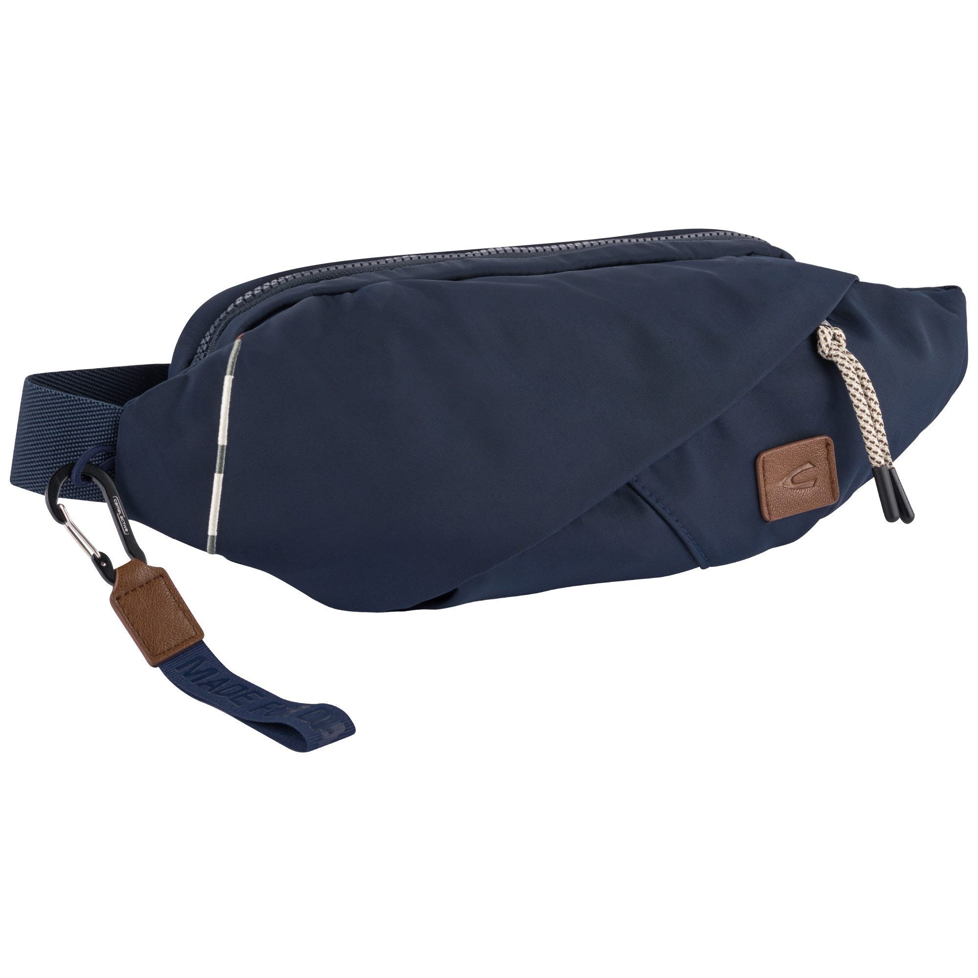 camel active Bauchtasche Aurum (Set, 2-tlg., abnehmbare Anhänger), aus recyceltem Polyester in Nylonstruktur, leicht & mit feinen Details