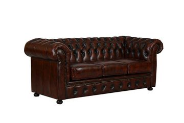 Salottini Polstergarnitur Chesterfield Avon Deluxe Sofagarnitur 3/1/1