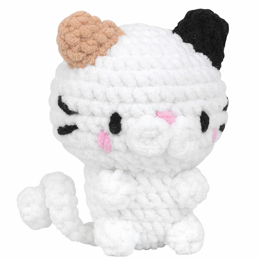 DMC Kreativset DMC Amigurumi Häkelkit "Luna die Katze", 17cm, (embroidery kit by Marussia)