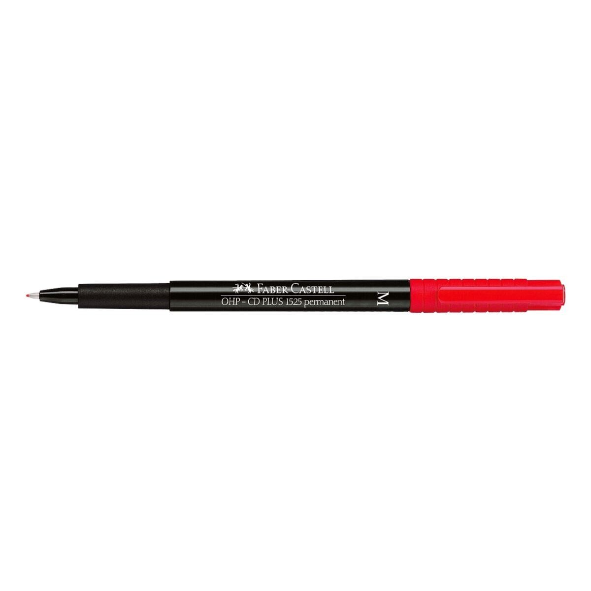 Faber-Castell Permanentmarker Multimark 1525 M, (1-tlg), Strichstärke 1,0 mm (M), korrigierbar