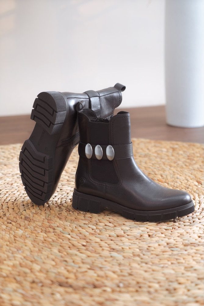 Remonte Chelseaboots Boots, Stiefelette, Profilsohle, Stretcheinsatz und Reißverschluss