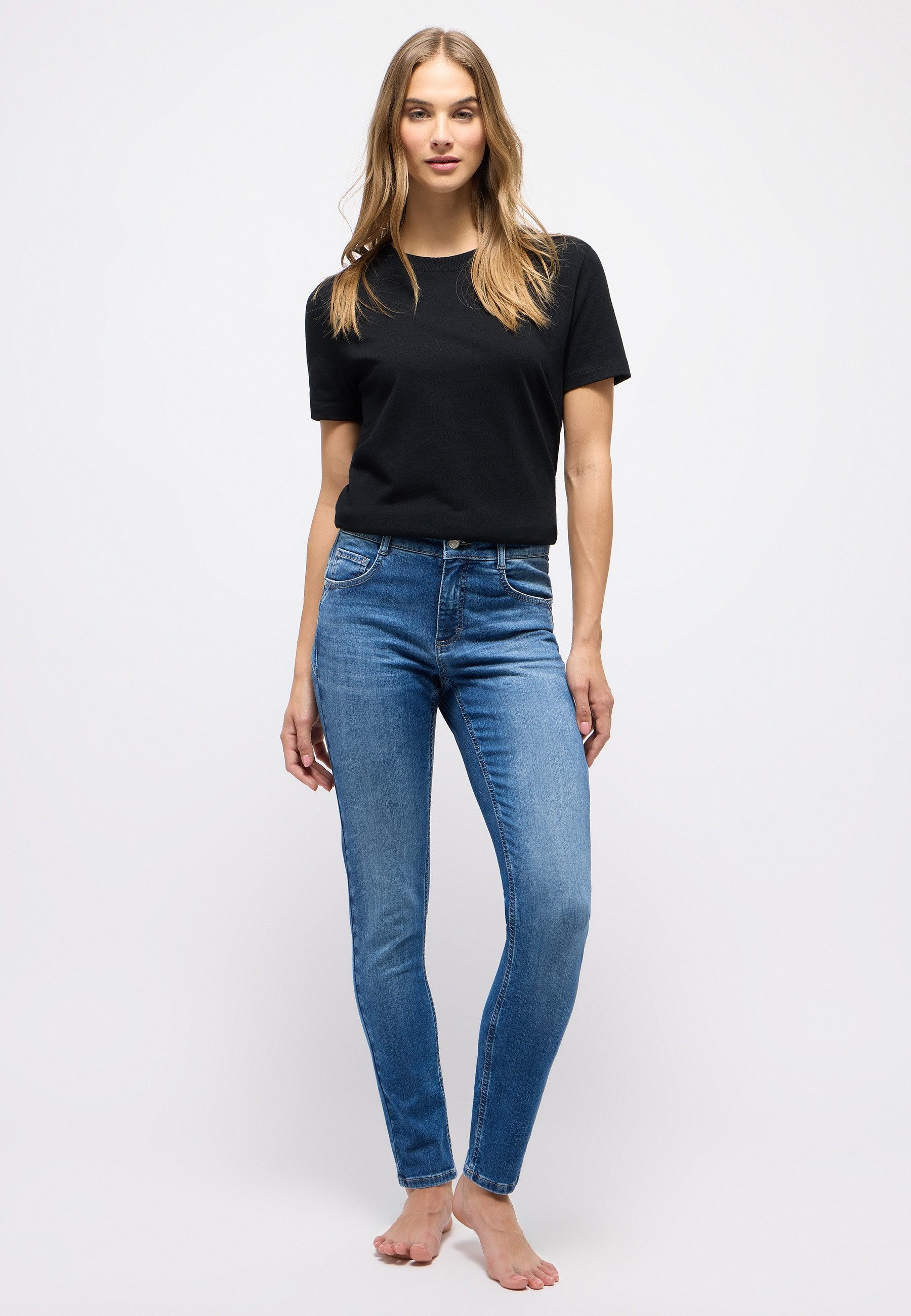 ANGELS Stretch-Jeans SKINNY PUSH UP