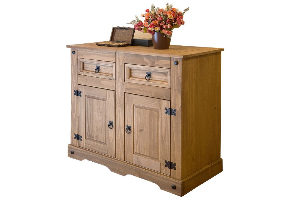 SAM® Sideboard Torreon, Kommode 92 x 84 x 44 cm Kiefer massiv