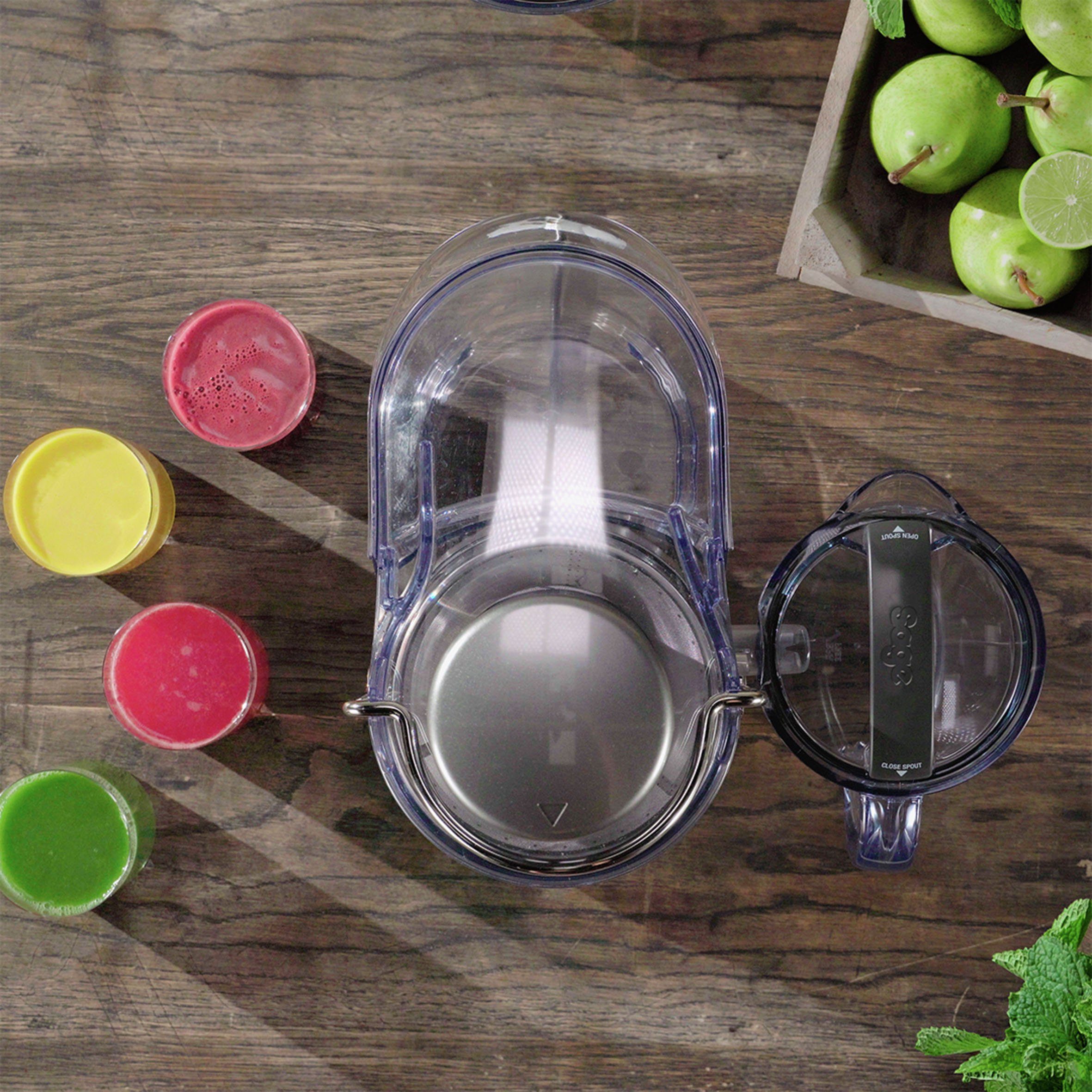 Sage Entsafter SJE530BSS4 the Nutri Juicer® Cold Plus, 1300 W, Gebürstetes Edelstahlgrau – Bild 5 von 5