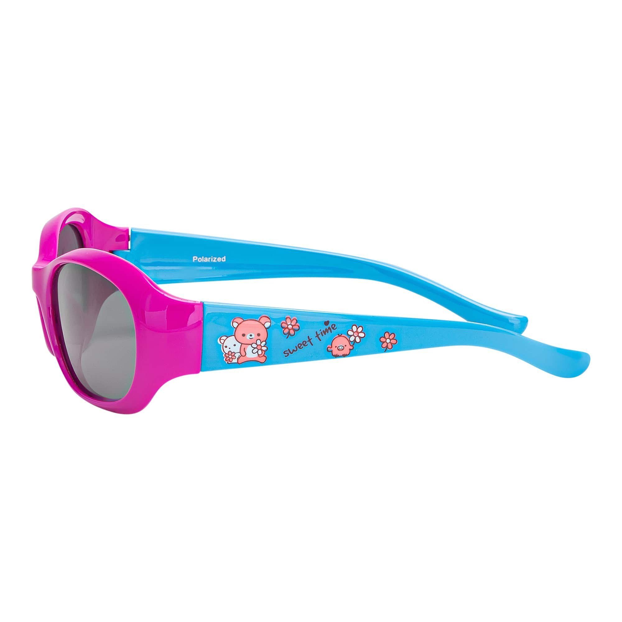 BEZLIT Eyewear Retrosonnenbrille Mädchen Kinder Sonnenbrille Blümchen Stil (1-St) mit polarisierten Linsen