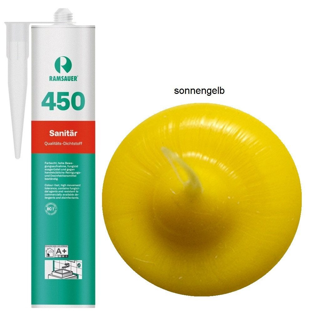 Ramsauer Dichtstoff Ramsauer 450 Sanitär Silicon Fugen Dichtstoff 310ml Kar günstig online kaufen