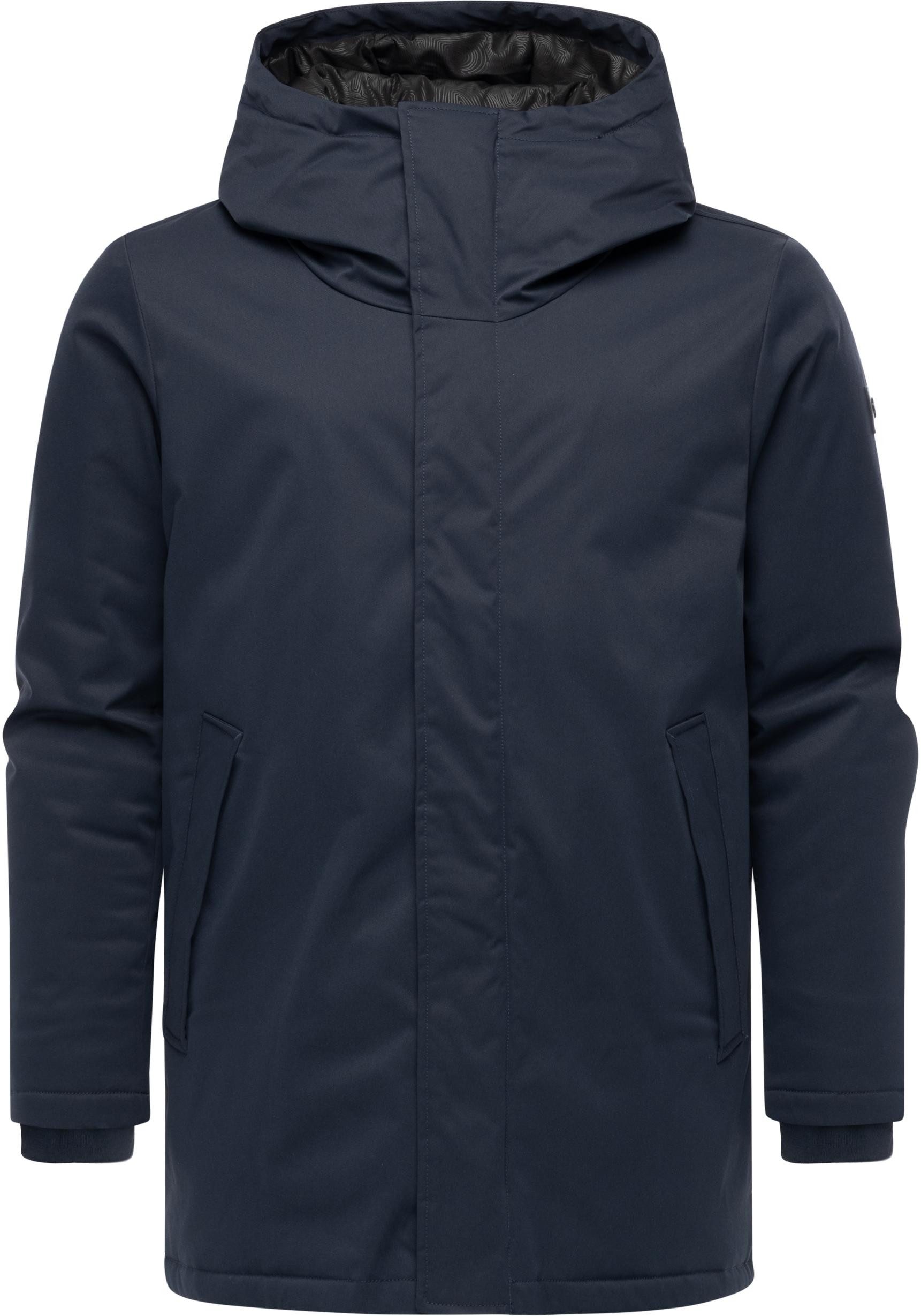 Ragwear Kurzmantel Parcan Twill YOUMODO wasserdichter Herren Winterparka