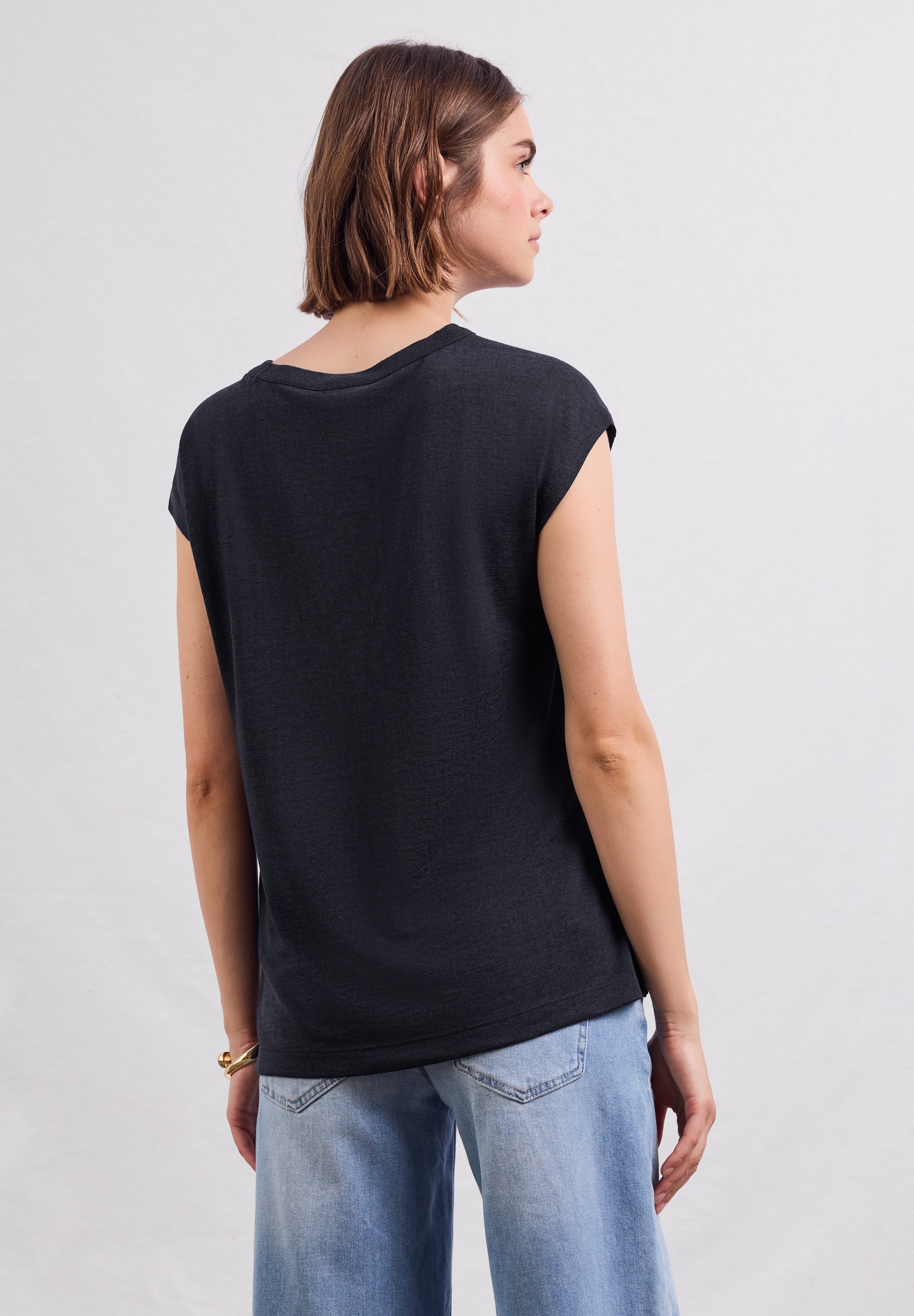 STREET ONE STUDIO T-Shirt aus elastischem günstig online kaufen