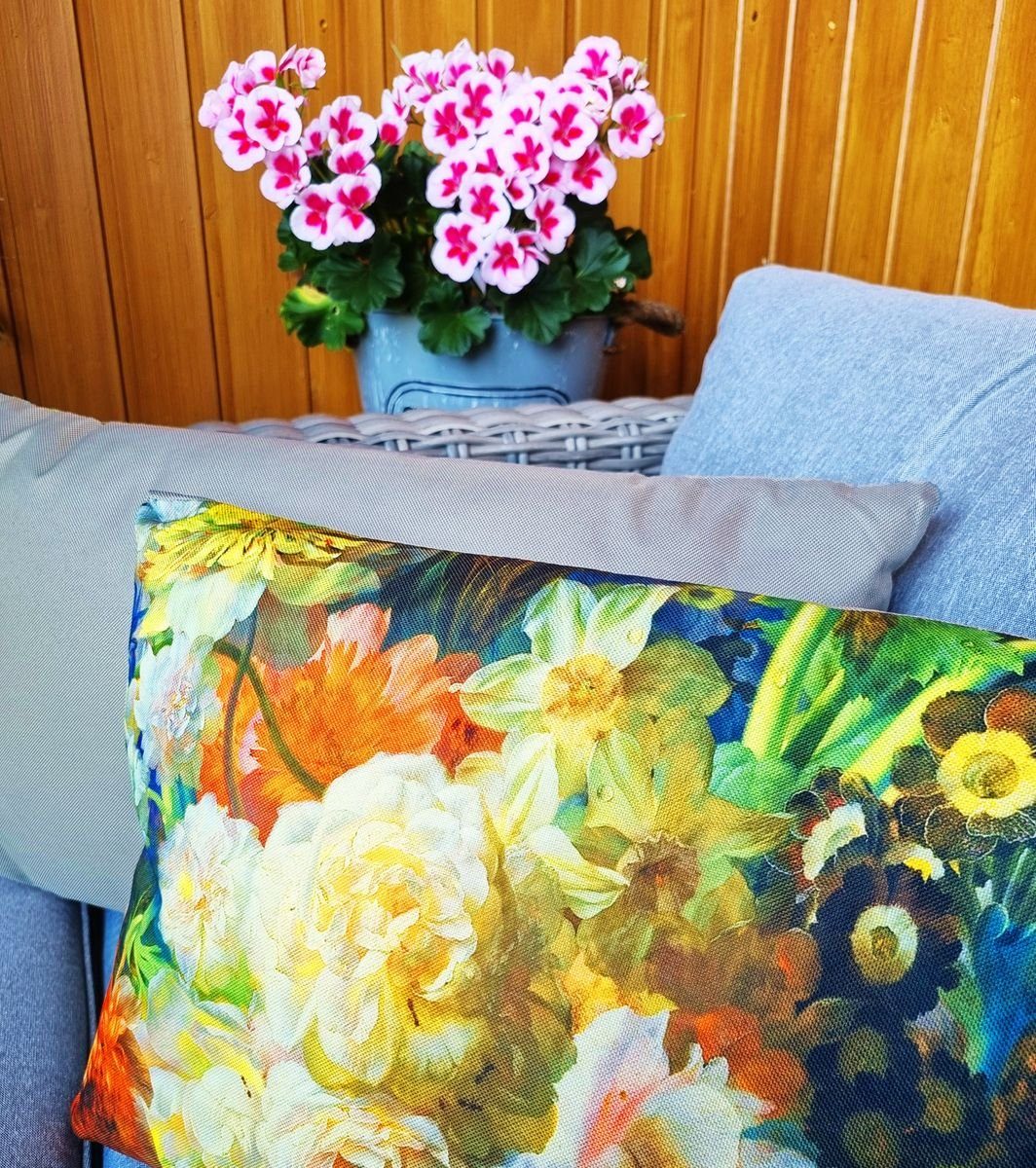 JACK Dekokissen Outdoor Lounge Kissen 30x50cm Motiv inkl. Füllung, mit Lotus-Effekt, Robust, Strapazierfähig, für Innen & Außen geeignet