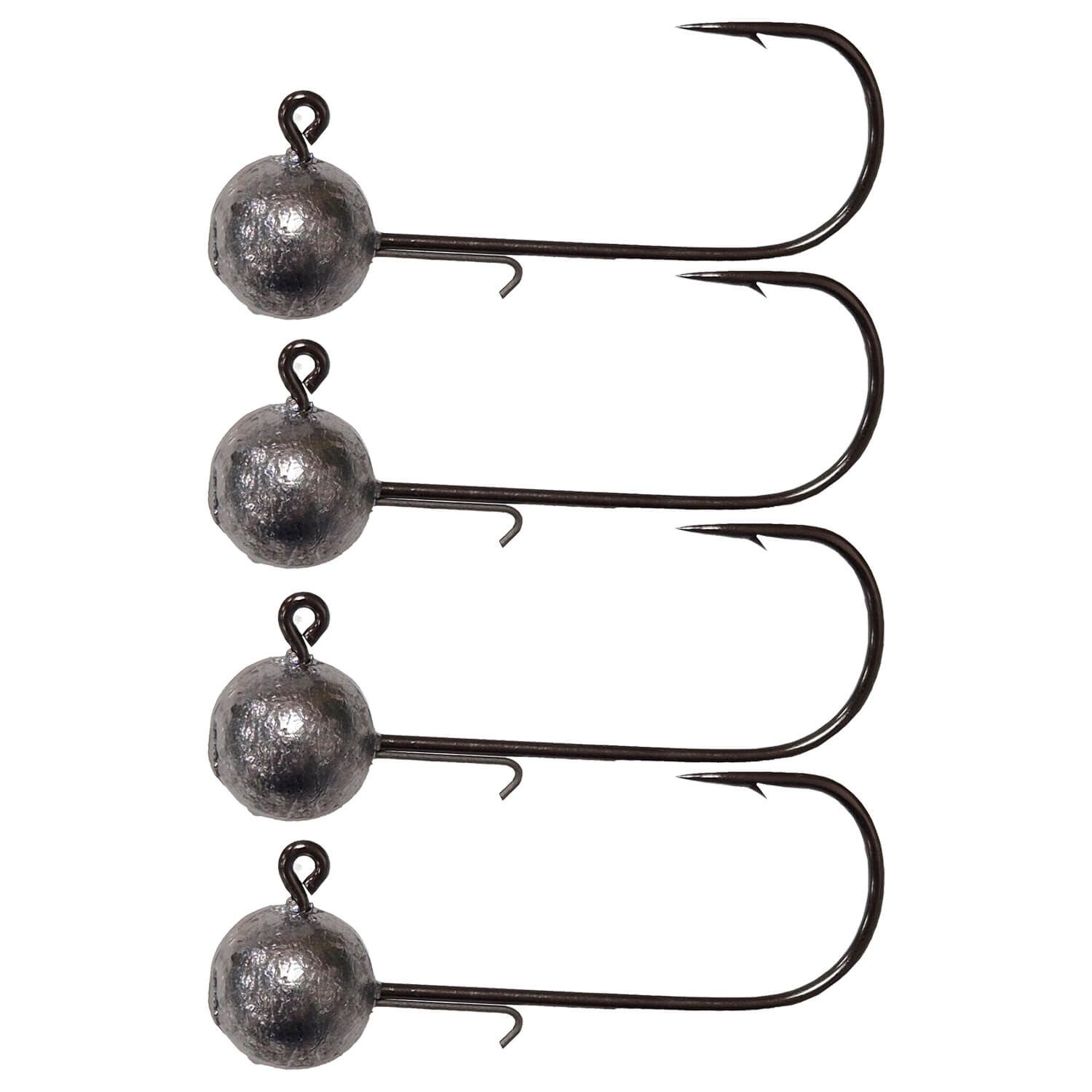 Pamchion Jighaken Pamchion Jigköpfe Rund mit Köderhalter 4er Pack Jighaken Jighead, (4-St)