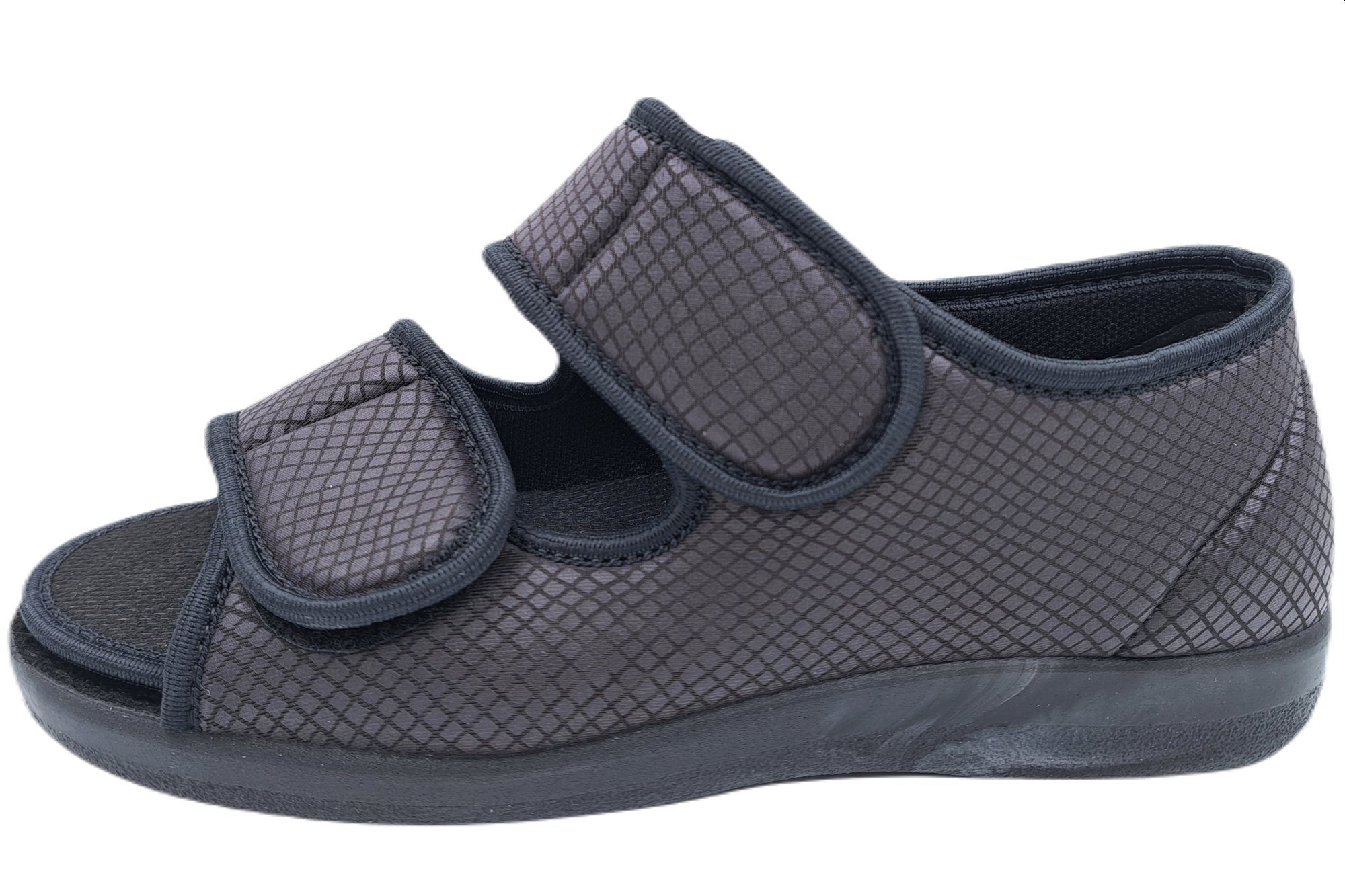PADERO OrtoMed Klettsandale Hausschuh Verband- und Rehaschuhe