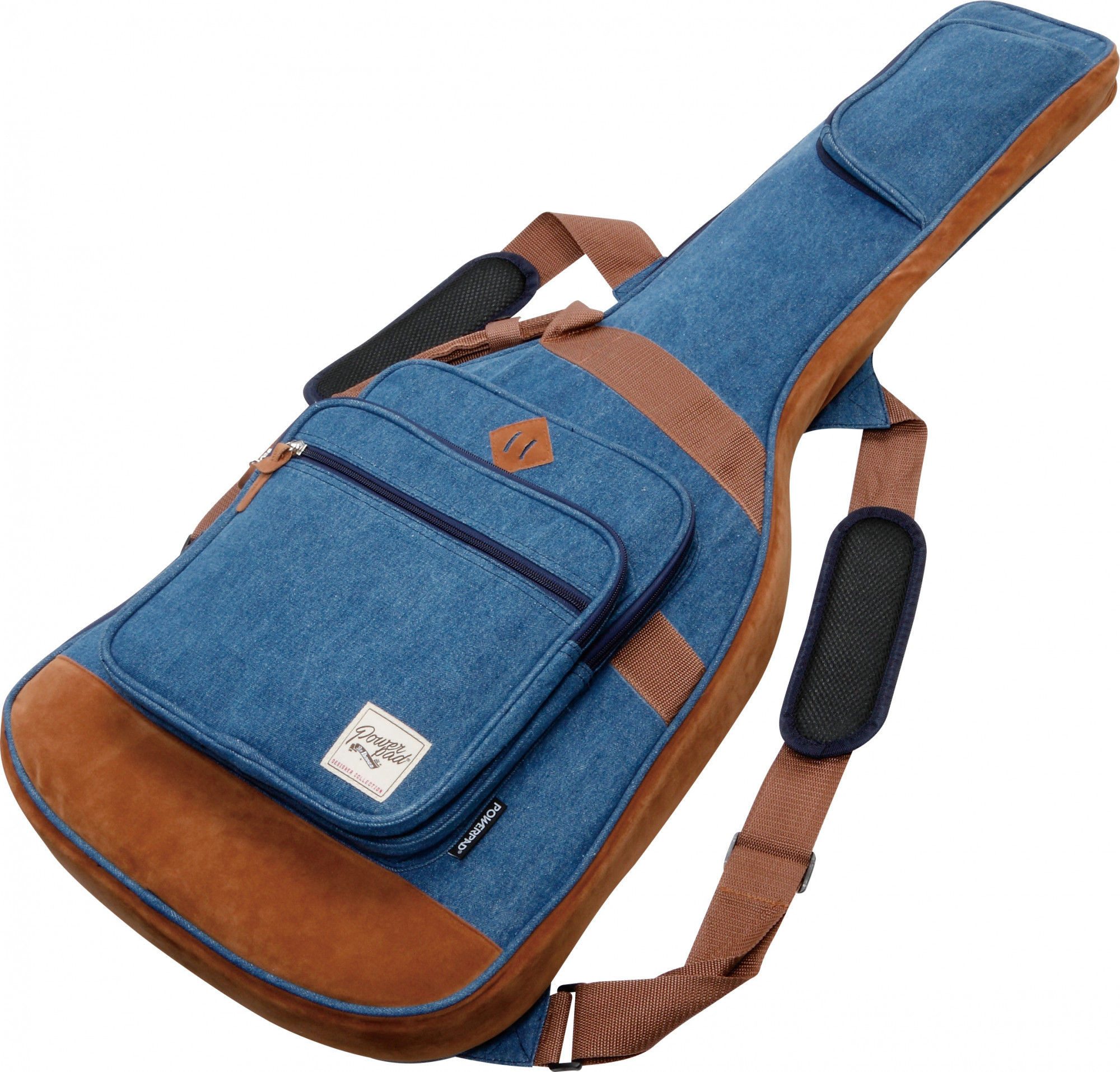 Ibanez Gitarrentasche IGB541D-BL Powerpad Gigbag für E-Gitarre Blue, gepolsterter Boden & Seitenwände in Wildleder-Optik