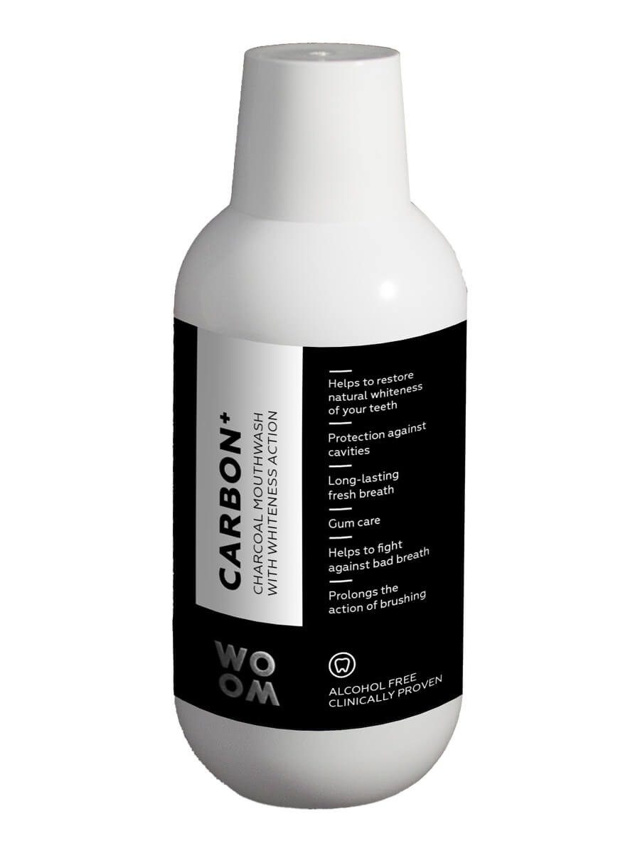 WOOM Mundwasser WOOM Carbon+
