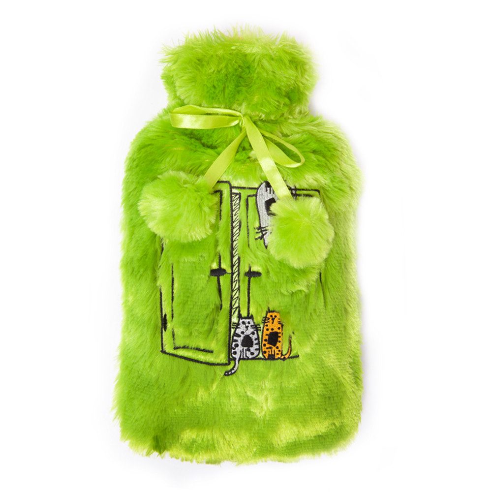 BIGGDESIGN Wärmflasche Biggdesign Cats Wärmflasche – Bettflasche für Kinder,Grün