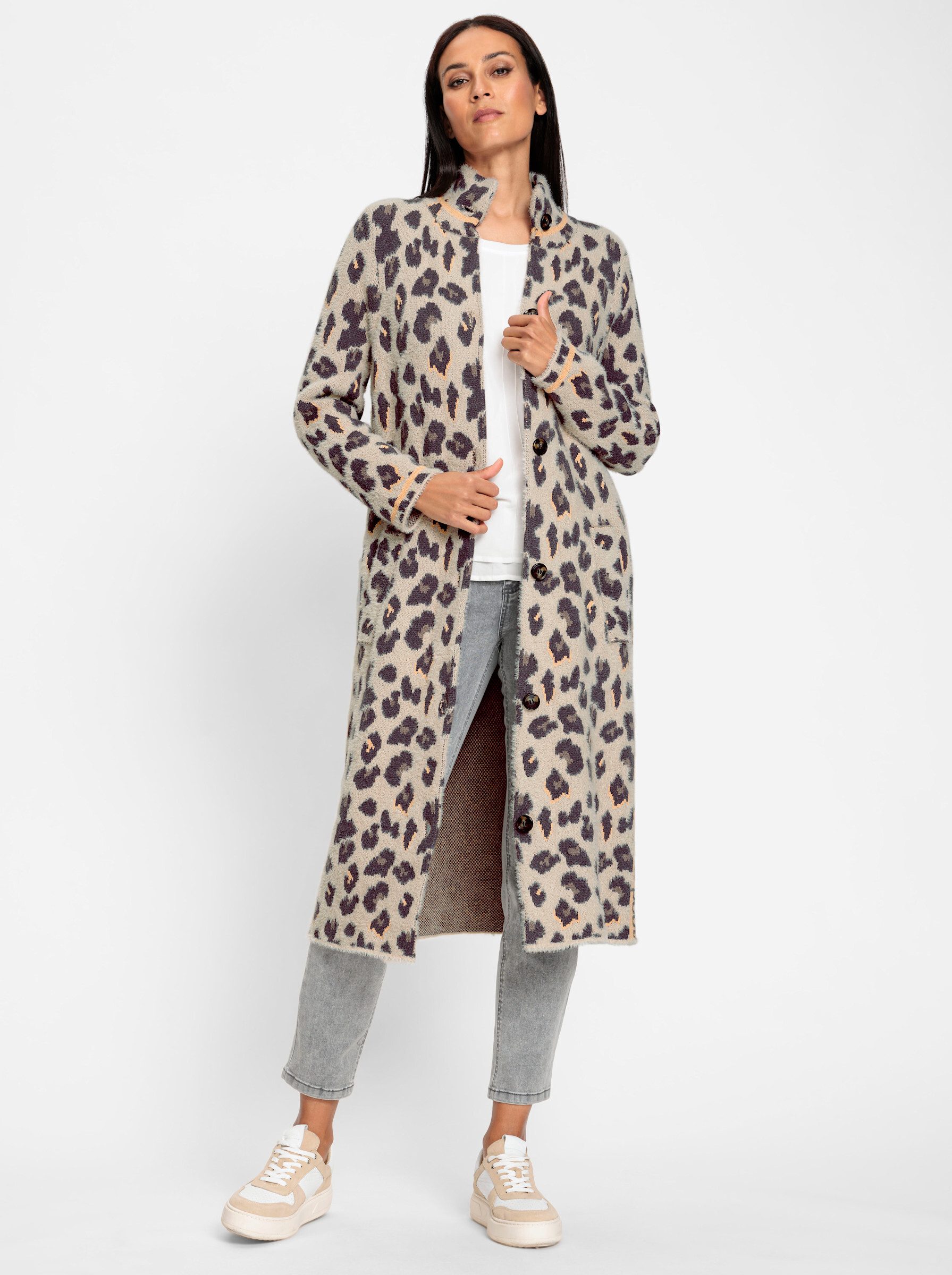 heine Strickjacke Jacquardstrickjacke günstig online kaufen