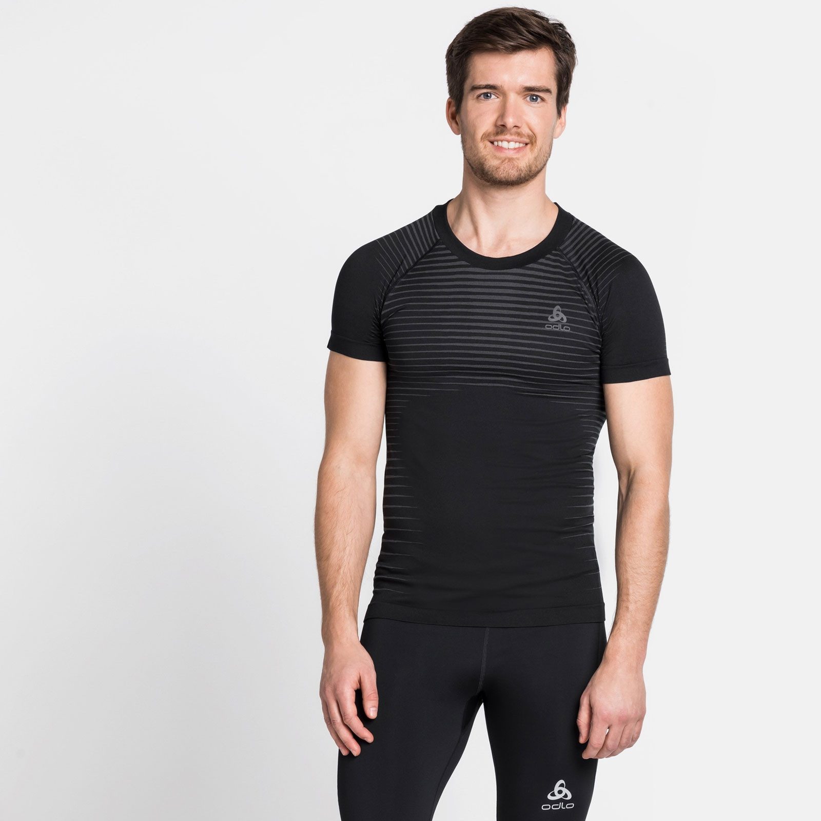 Odlo Funktionsshirt PERFORMANCE LIGHT Baselayer T-Shirt Herren 188152-15000 Premium Sportwäsche