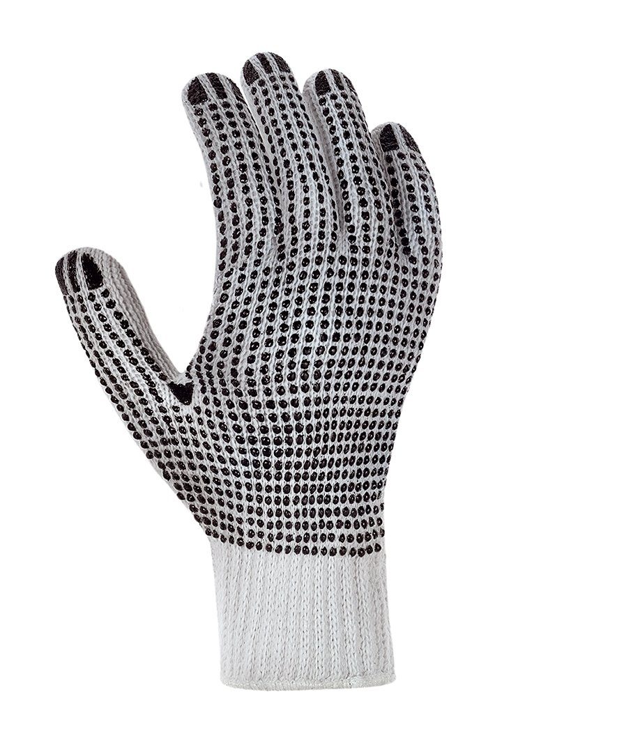 teXXor Arbeitshandschuh-Set Grobstrick-Handschuh Baumwolle/Polyester