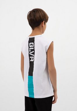 Gulliver Tanktop mit glänzendem Frontdruck