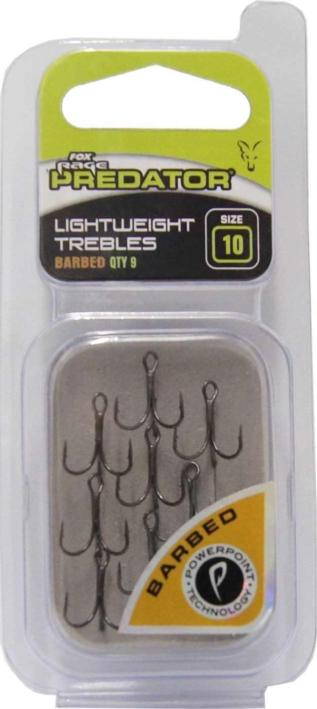 Drillingshaken Fox Rage Predator Powerpoint Lightweight Trebles Drillinge
