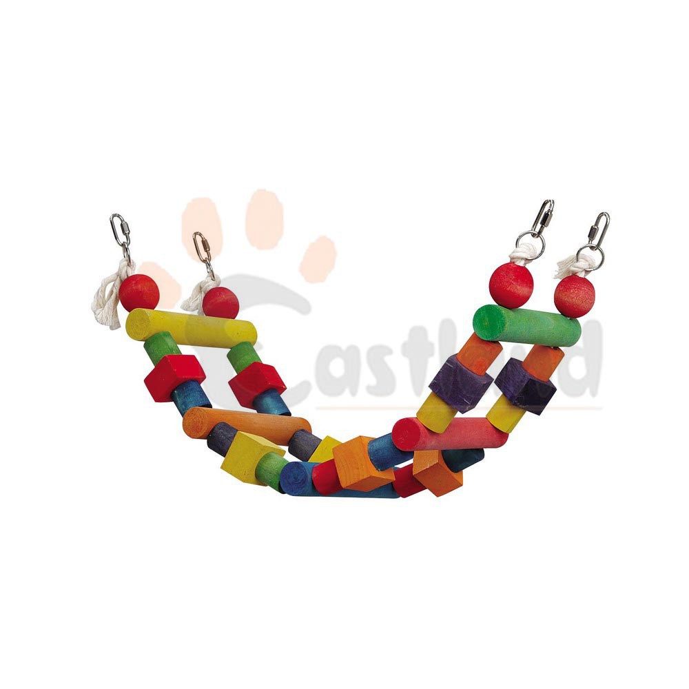Ollesch Vogelspielplatz Vogelschaukel Hängebrücke 17,5 x 68 cm von Ollesch