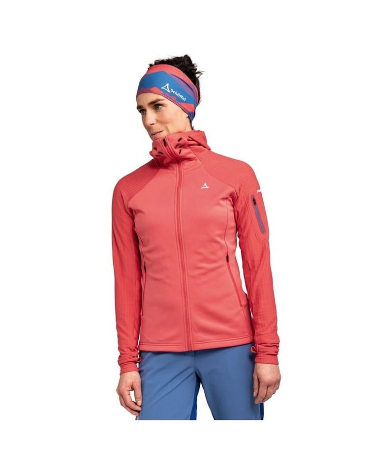 Schöffel Fleecejacke Rotbach Hoody (Kapuze, 2-Wege-Stretch, schnelltrocknend, atmungsaktiv)