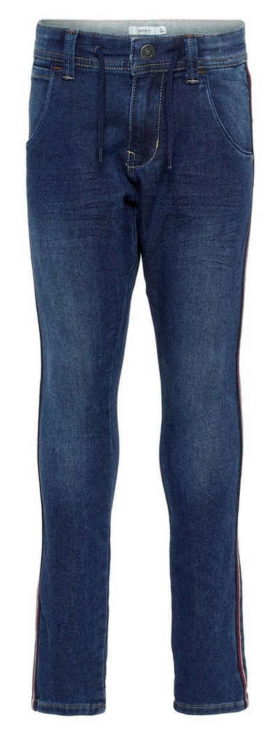 Name It 5-Pocket-Jeans Name It Jungen Baggy Jeanshose Bund regulierbar