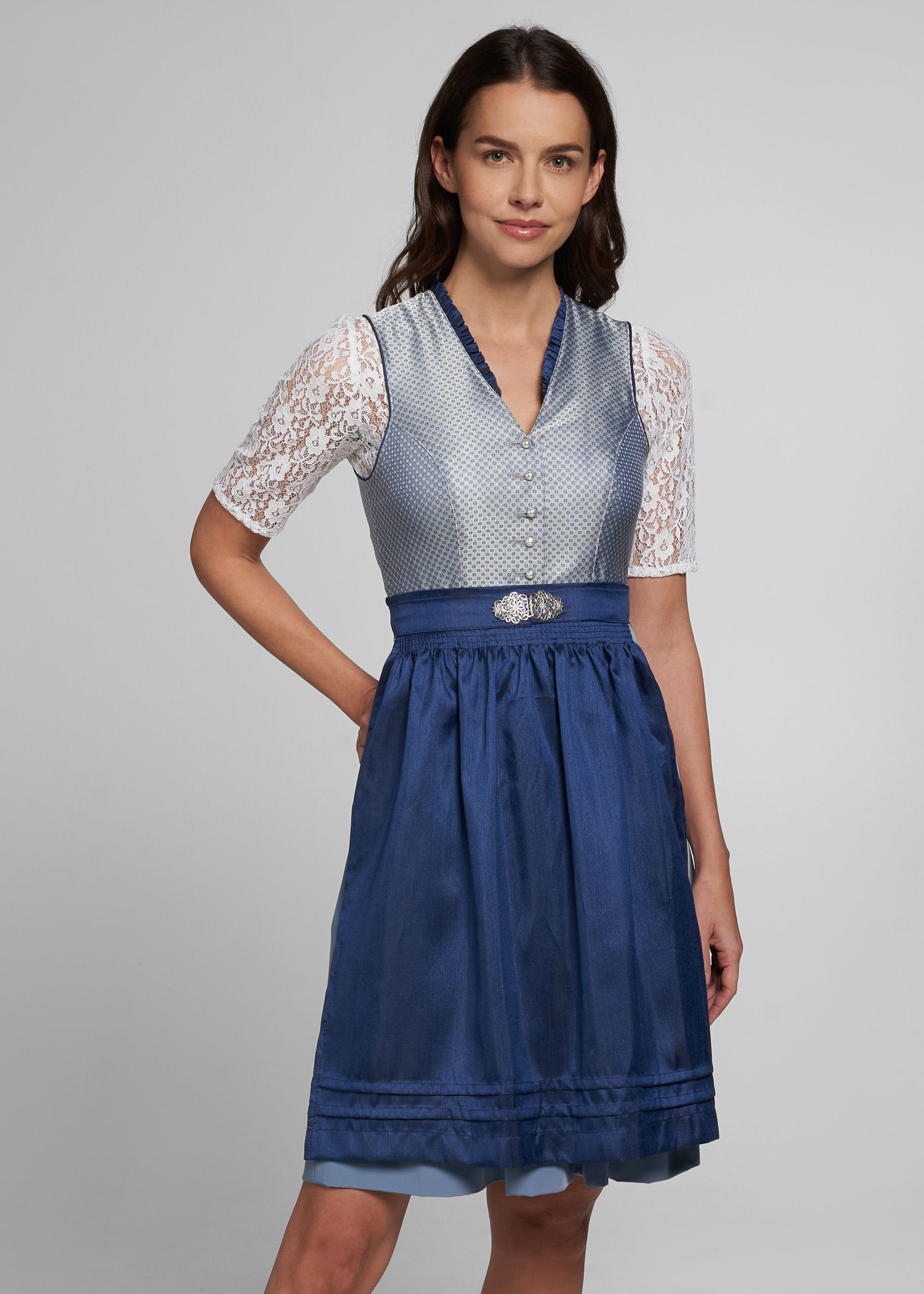 Annabel im Wensky Spieth blau & rustikalen Design Dirndl