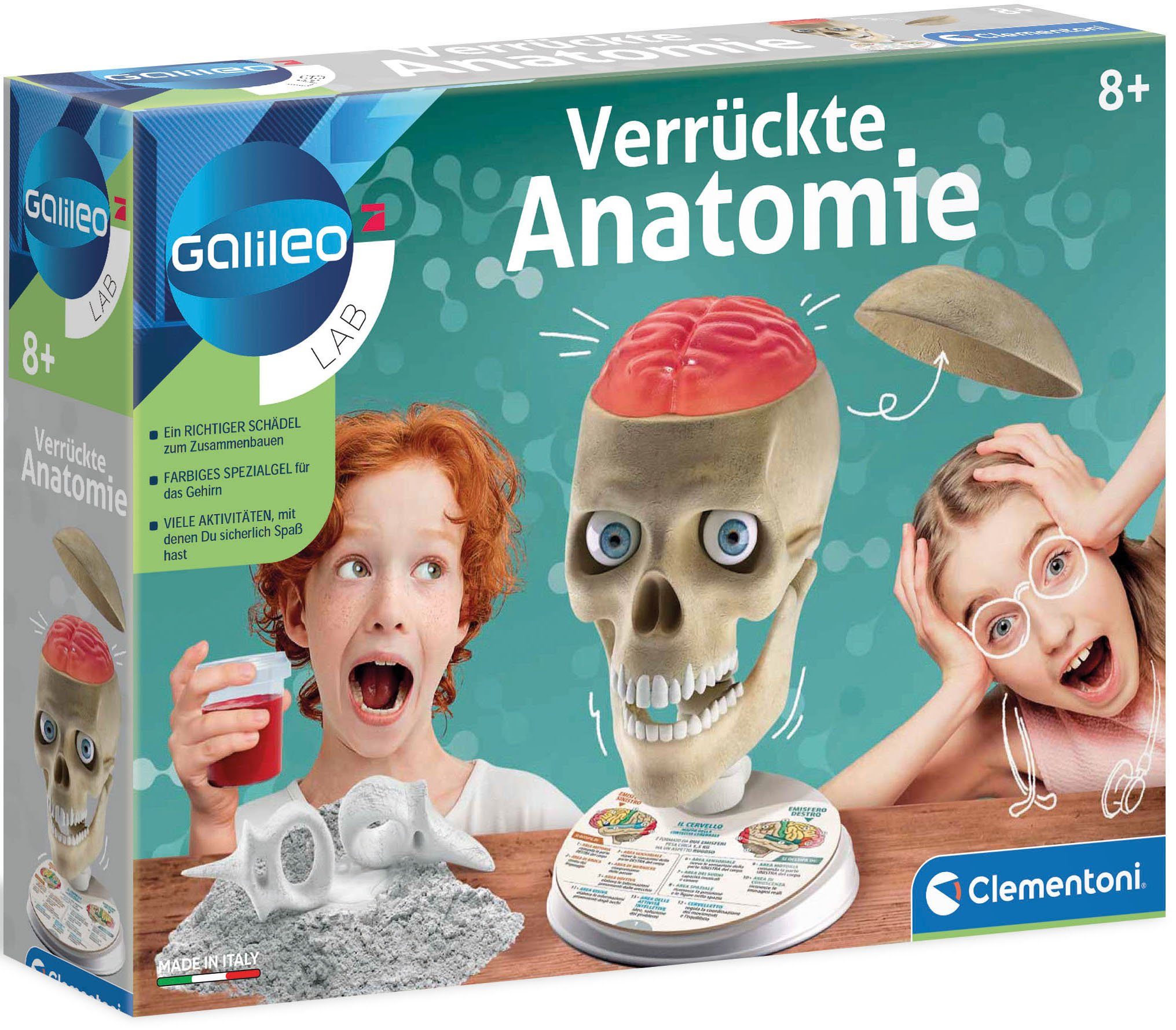 Image of Clementoni® Experimentierkasten »Galileo - Verrückte Anatomie«