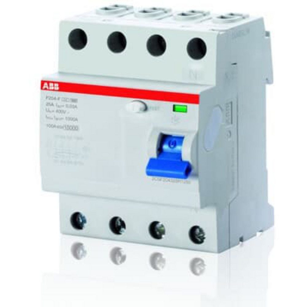 ABB Sicherheitsrelais ABB 2CSF204325R1400 F204 F-40/0,03 FI-Schutzschalter F 4polig 40 A